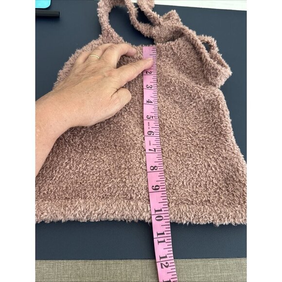 Skims women’s halter crop top cocoa new - Picture 13 of 16